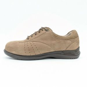 Aravon Farren Leather Lace Up Comfort Oxford Flats